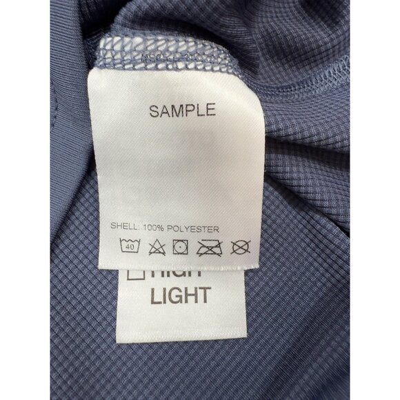 KJUS Mens Long Sleeve T-Shirt Sz Medium 50 Blue Performance Graphic Logo SAMPLE - Picture 6 of 9